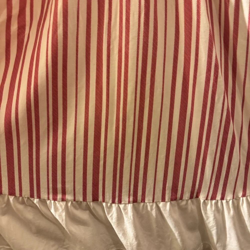 WILDLING 2T* -3T Girls Peppermint Striped Maxi Lounge Dress Red & White w Ruffle